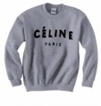 Celine Paris Crewneck Sweatshirt Color Heather Grey (XS, S, M)